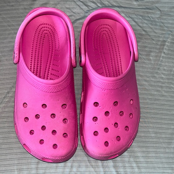 CROCS Shoes - Crocs Unisex Pink Crush Classic Clogs size Men 9 Women’s 11
